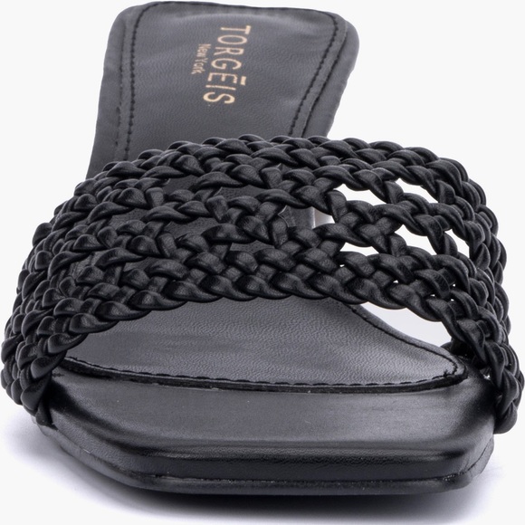 TORGEIS- Cleo Ball Heel Woven Sandal - Picture 3 of 7